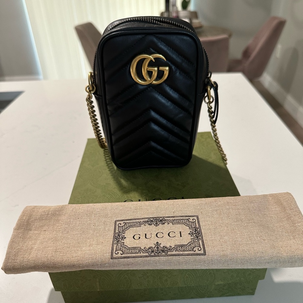 Authentic Gucci Mini Marmont Bag